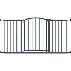lot 2747 image: Summer Extra Wide Decor Safety Baby Gate - Grey - Retail $59.99
