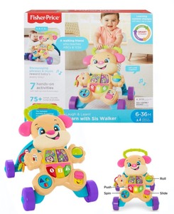 lot 1003 image: Fisher Price- Sis Walker Toy - Retail $33.99