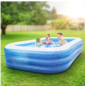 lot 2993 image: Hesung- Infatable Swimming Pool  - Retail $79.99