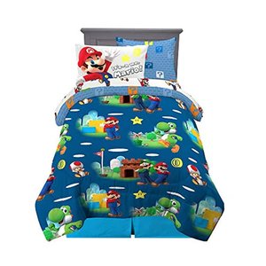 lot 1016 image: Franco Kids Bedding Super Soft Comforter  - Mirio 5 Piece - Twin - Retail $94.90