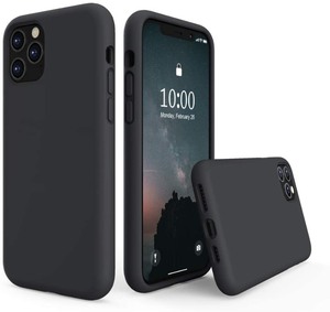 lot 1073 image: SURPHY Silicone Case Compatible with iPhone 11 Pro Case 5.8 inches, Liquid Silicone Full Body Thickening Design Phone Case (with Microfiber Lining) for 11 Pro 5.8 2019, Black