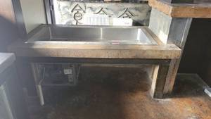 lot 8454 image: Stainless Steel Ice Bin Drop-In Cooler (#PH 047 D100)