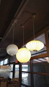 lot 30019 image: (3) Decorative Light Fixtures