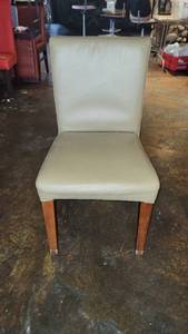 lot 30052 image: Grey Vinyl Dining Chair