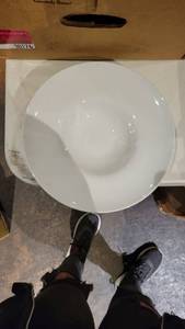 lot 30177 image: (11) Large White Dinner Plates