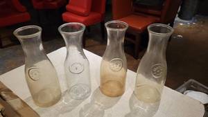 lot 30197 image: 1 Liter Glass Bottles, Plastic Vases and More