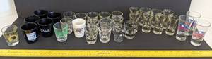 lot 511 image: Large lot of big & small shot glasses