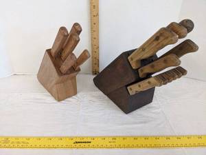 lot 538 image: Tedron swords knife set & Armstrong forge knife set
