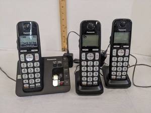 lot 582 image: (3) Panasonic house phones