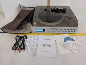 lot 584 image: Anders Nicholson turntable, cassette, CD playerrecorder & AUX function