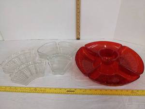 lot 595 image: Chip and dip dishes