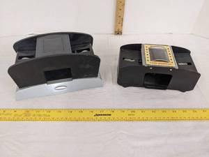 lot 602 image: (2) Card shufflers