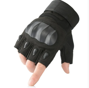 lot 3546 image: Hard Knuckle Tactical Gloves half finger