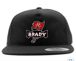 lot 3567 image: RED Tom Brady Tampa Bay Buccaneers Bucs LOGO TB12 Snapback Hat NOT BLACK