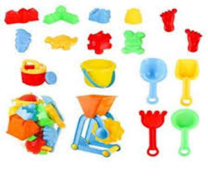 lot 3582 image: Awefrank Beach Toys Sand Toys Set for Kids, 18 Beach Toys Includes Sand Water Wheel, Beach Bucket, Beach Shovel Tool Kit, Watering