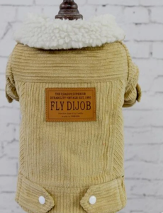 lot 3604 image: trueful corduroy dog jacket color and brand varies from stock photo