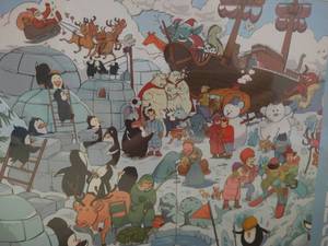 lot 3636 image: Little tiger 1000 Piece funny igloo winter puzzle