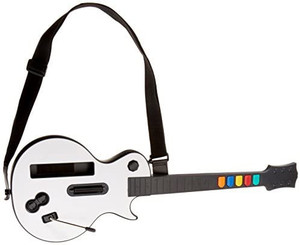 lot 4639 image: Wireless Guitar for Wii Guitar Hero and Rock Band Games