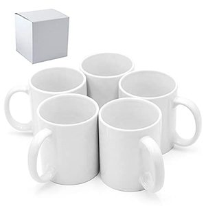 lot 4646 image: 11oz Sublimation Cup Blank Coffee Mug Cup Blank White MugsCups, Case of 36