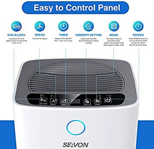 lot 4671 image: SEAVON 30 Pint 2,000 Sq. Ft Dehumidifier
