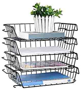 lot 4702 image: Stackable Letter Trays