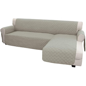 lot 4708 image: Easy-Going Reversible L Shape Sofa Slipcover