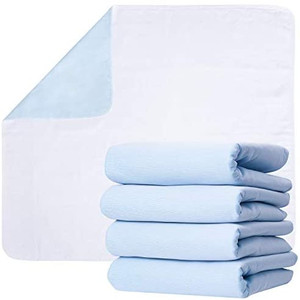 lot 6616 image: Washable Underpads, Pack Of 4 Large Bed Pads, 34 X 36, For Use As(4pack 34x36)
