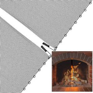 lot 6644 image: Apipi Fireplace Screens 2PK, 19H�24W