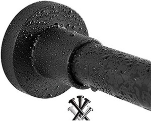 lot 6670 image: Briofox Shower Curtain, with Tension Spring, 304 Stainless Steel