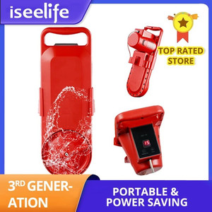 lot 6691 image: Portable Washing Machine for Bucket Small 2 Ways Rotation Digital Timing Travel Household Electric Mini Cleaning Device