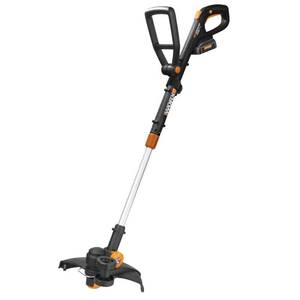 lot 6699 image: WORX WG170 2 GT Revolution 20V PowerShare 12 Grass Trimmer Edger Mini Mower 2 0Ah Battery and Charger Included Black and Orange