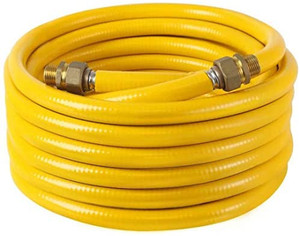lot 6702 image: Best Brose 34 Tubing Pipe KIT 33ft,Corrugated Stainless Steel Tubing with 2 Male Fittings (33)