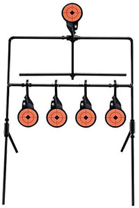 lot 6705 image: KNINE OUTDOORS 4 Targets Air Gun Pellet BB Gun Rimfire Resetting Target, Rated for .22 .177 Caliber