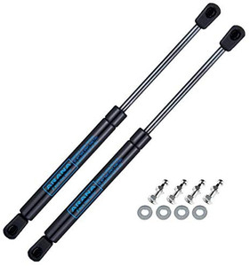 lot 6736 image: 20 inch 150 Lbs (667 N) Gas Spring Shock Struts C16-17566 for Heavy-duty Floor Hatch Truck Tonneau Cover Camper RV Bed Large Outdoor Box Lid Trap Door (Suitable weight 125-165 Pounds)