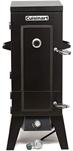 lot 7299 image: Cuisinart COS-244 Vertical 36 Propane Smoker, Black