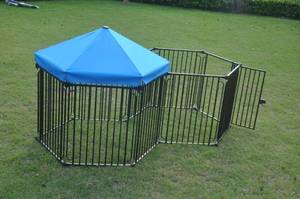 lot 7300 image: Keny Pet Play yard with canopy