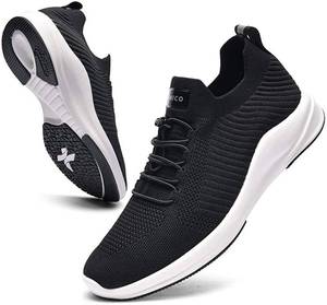 lot 7319 image: SIZE 10  Ahico Mens Fashion Sneaker Walking Shoes Slip On Loafers Breathable Mesh Non-Sli