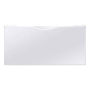 lot 7320 image: Samsung - WasherDryer Laundry Pedestal with Storage Drawer - White