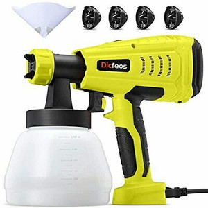 lot 7333 image: Dicfeos Paint Sprayer, 700W High Power HVLP Home Spray Gun with 1300ml Container
