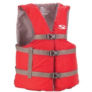 lot 7354 image: COLEMAN Stearns Adult Classic Series Universal Life Jacket Flotation Vest - Red