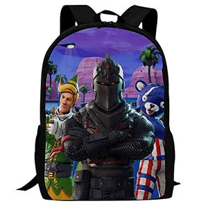 lot 7406 image: Epic Games Fortnite Unisex Children Backpack Notebook Bookbag Kids School Backpacks Travel Outdoor Schoolbag One Size