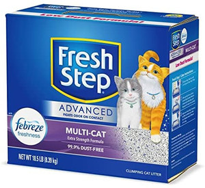 lot 7416 image: Fresh Step Advanced Multi-Cat Clumping Cat Litter
