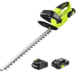 lot 7426 image: Cordless Hedge Trimmer, SnapFresh 1400RPM Hedge Trimmer with 22�� Dual-Action Blade, 0.55 Blade Spacing Cordless Hedge Trimmers with Battery, Include 20V 2.0Ah Battery and Charger (battery needs replaced)