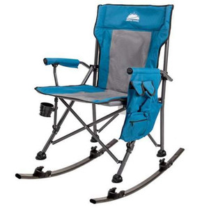 lot 7433 image: Coastrail Outdoor Folding Rocking Chair with Detachable Rockers