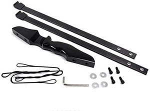 lot 7447 image: DOSTYLE Recurve Archery and Arrow Set Hunting Long Bow Kit for Outdoor Shooting Training