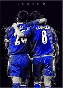 lot 7492 image: Terry and Lampard Canvas Poster