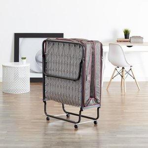 lot 7500 image: FirsTime & Co.� CIAO Comfort Folding Bed, Italian Crafted, Dark Gray, 74 x 31 x 15, (70025)