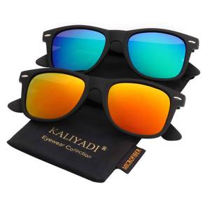 lot 9379 image: Unisex Polarized Sunglasses Stylish Sun Glasses for Men and Women Color Mirror Lens Multi Pack Options 3 Pack