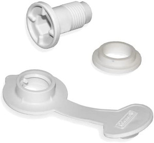 lot 9393 image: Coleman Cooler Drain Plug Assembly for Xtreme Coolers - 1.5 Inch Shaft Length