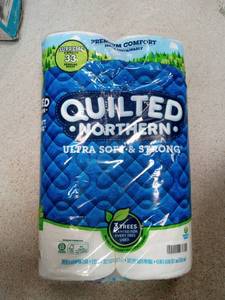 lot 9415 image: Quilted Northern Ultra Soft & Strong Toilet Paper, 8 Rolls